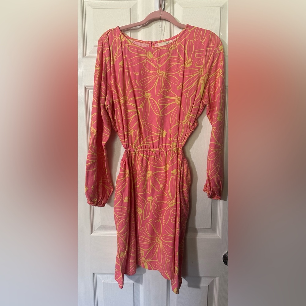 NWOT Universal Thread Pink and Yellow Floral Dress